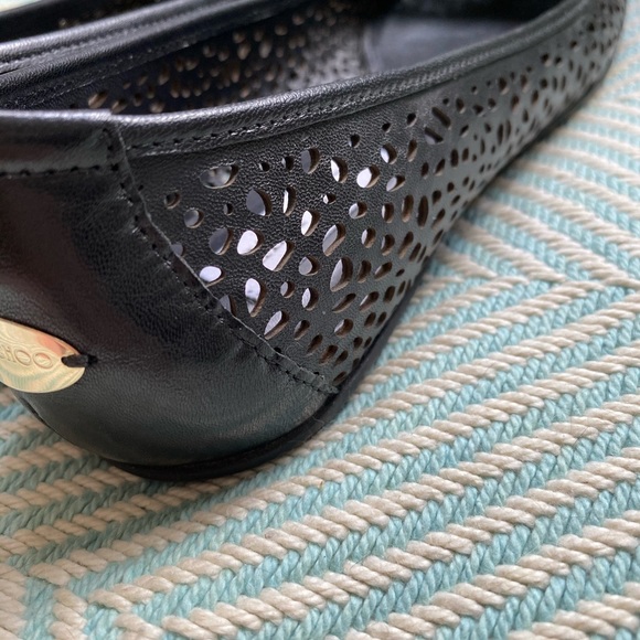 JIMMY CHOO Walsh Perforated Leather Ballet Flats - Picture 9 of 15